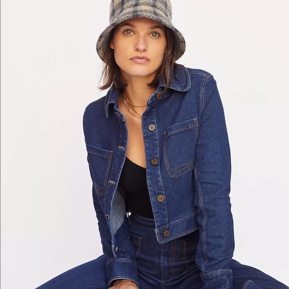 Anthropologie Jean Jacket 💙 - Picture 1 of 7